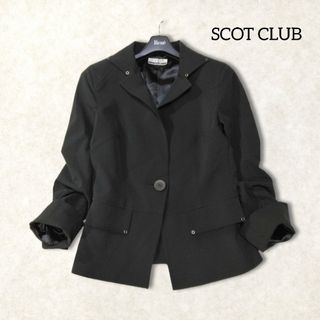 スコットクラブ(SCOT CLUB)のスコットクラブ ✿ ジャケット 日本製 ブラック シングル フォーマル 春 秋(テーラードジャケット)