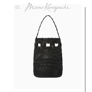 mame Cord Embroidery "Hanakago" Hand Bag