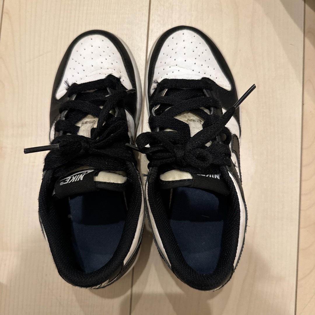 NIKE(ナイキ)のNIKE ダンクロー　ブラック　ホワイト　パンダ　16㎝　20.5㎝ キッズ/ベビー/マタニティのキッズ靴/シューズ(15cm~)(スニーカー)の商品写真