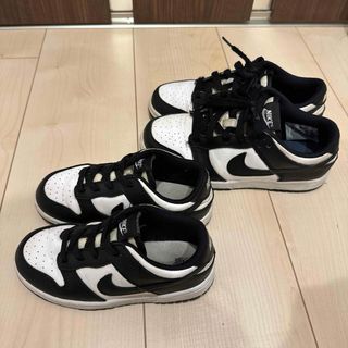 ナイキ(NIKE)のNIKE ダンクロー　ブラック　ホワイト　パンダ　16㎝　20.5㎝(スニーカー)