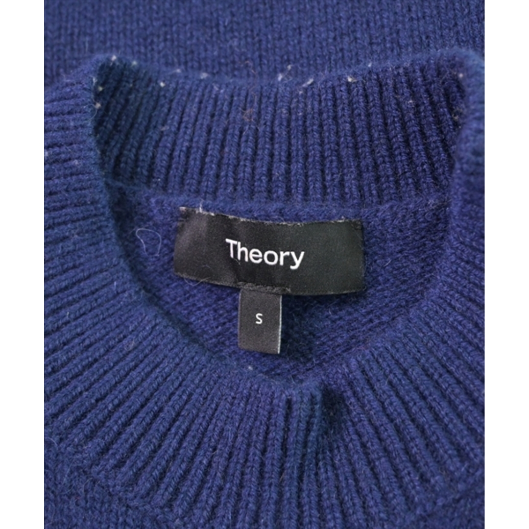 theory(セオリー)のTheory セオリー ニット・セーター S 紺 【古着】【中古】 メンズのトップス(ニット/セーター)の商品写真