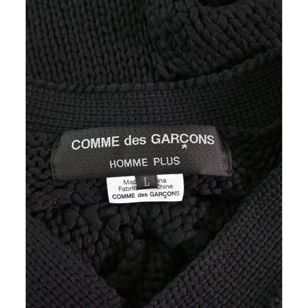 COMME des GARCONS HOMME PLUS(コムデギャルソンオムプリュス)のCOMME des GARCONS HOMME PLUS カーディガン L 黒 【古着】【中古】 メンズのトップス(カーディガン)の商品写真