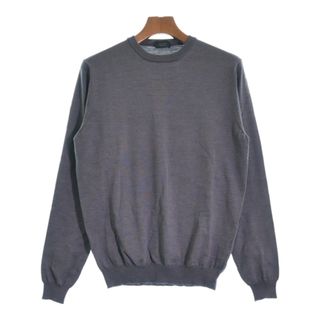 ザノーネ(ZANONE)のZANONE ザノーネ ニット・セーター 48(L位) グレー 【古着】【中古】(ニット/セーター)