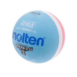 molten モルテン ドッジボール ライトドッジ 軽量2号球 サックス×ピンク(その他)