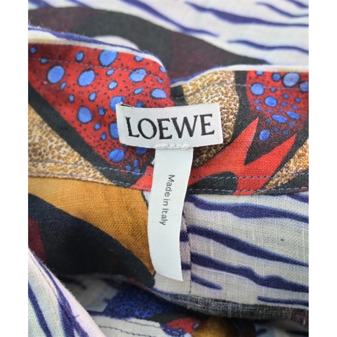 LOEWE(ロエベ)のLOEWE ロエベ カジュアルシャツ S 紺x白x赤等(総柄) 【古着】【中古】 メンズのトップス(シャツ)の商品写真