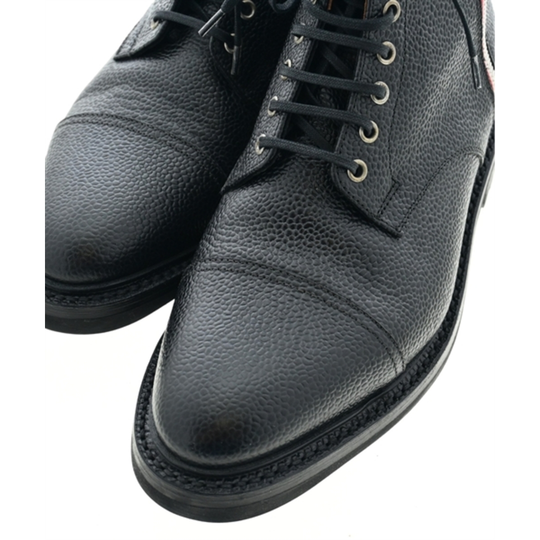 THOM BROWNE(トムブラウン)のTHOM BROWNE ブーツ EU41 1/2(26.5cm位) 黒 【古着】【中古】 メンズの靴/シューズ(ブーツ)の商品写真