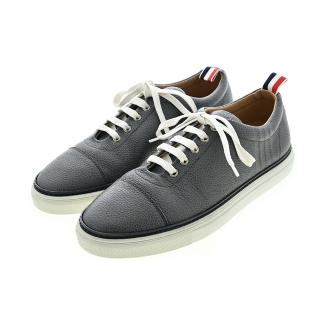 THOM BROWNE(トムブラウン)のTHOM BROWNE スニーカー UK9(27.5cm位) グレー 【古着】【中古】 メンズの靴/シューズ(スニーカー)の商品写真