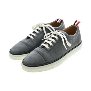 トムブラウン(THOM BROWNE)のTHOM BROWNE スニーカー UK9(27.5cm位) グレー 【古着】【中古】(スニーカー)