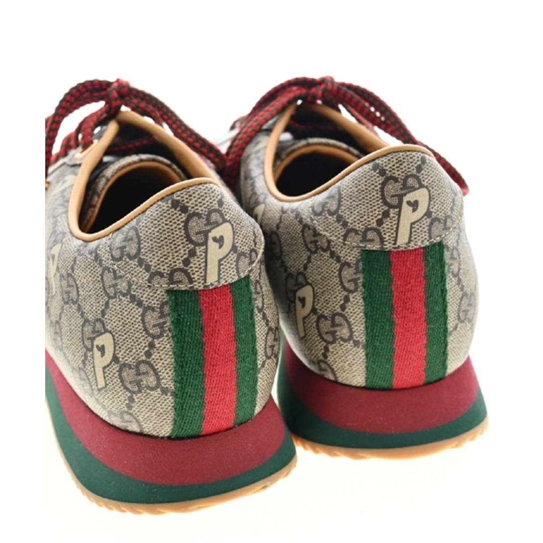 Gucci(グッチ)のGUCCI グッチ スニーカー UK8(26.5cm位) 茶xベージュ(総柄) 【古着】【中古】 メンズの靴/シューズ(スニーカー)の商品写真