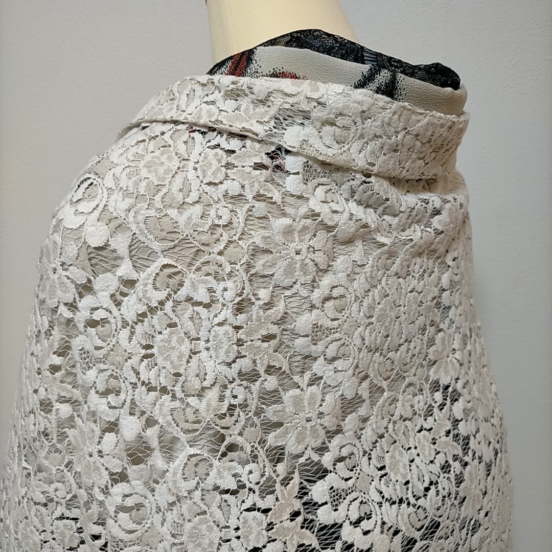 レース羽織　起毛アラベスク　マーガレット　モモンガコート レディースの水着/浴衣(着物)の商品写真
