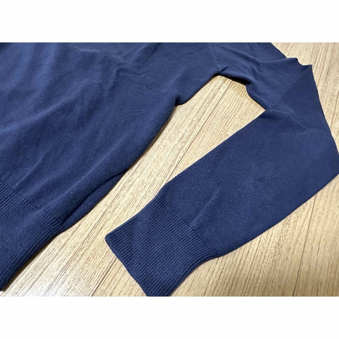 ZARA(ザラ)の【ZARA ザラ】Vネック　ニット　グレー&ネイビー　Mサイズ　2着セット レディースのトップス(ニット/セーター)の商品写真