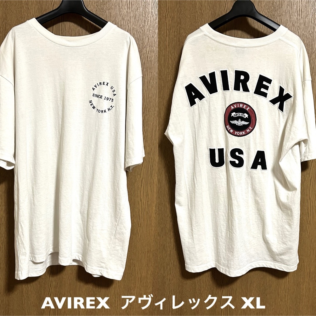 AVIREX(アヴィレックス)のダボッとXL！AVIREX アヴィレックス 古着半袖ビッグロゴTシャツ   メンズのトップス(Tシャツ/カットソー(半袖/袖なし))の商品写真