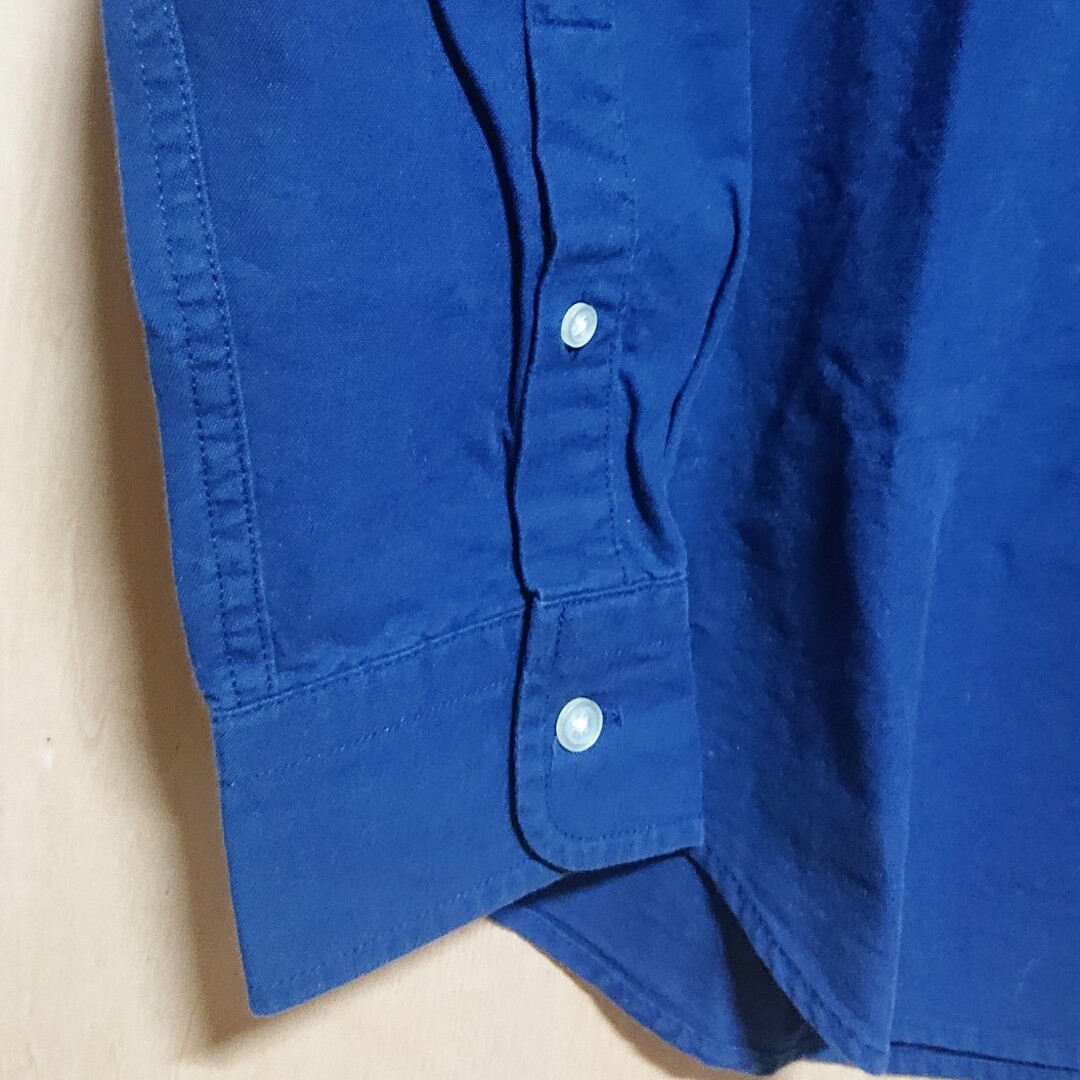 GAP(ギャップ)のGap シャツ Mサイズ 紺 カジュアルシャツ 綿100% スリムフィット メンズのトップス(シャツ)の商品写真