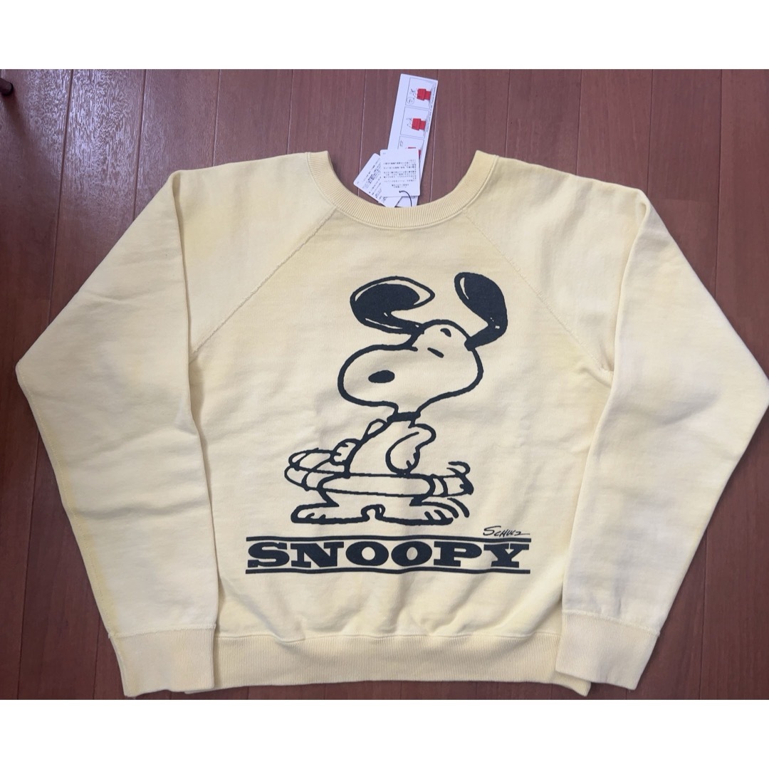 Ron Herman(ロンハーマン)の【PEANUTS×RHC】Snoopy Sweat Shirt イエローXS レディースのトップス(トレーナー/スウェット)の商品写真