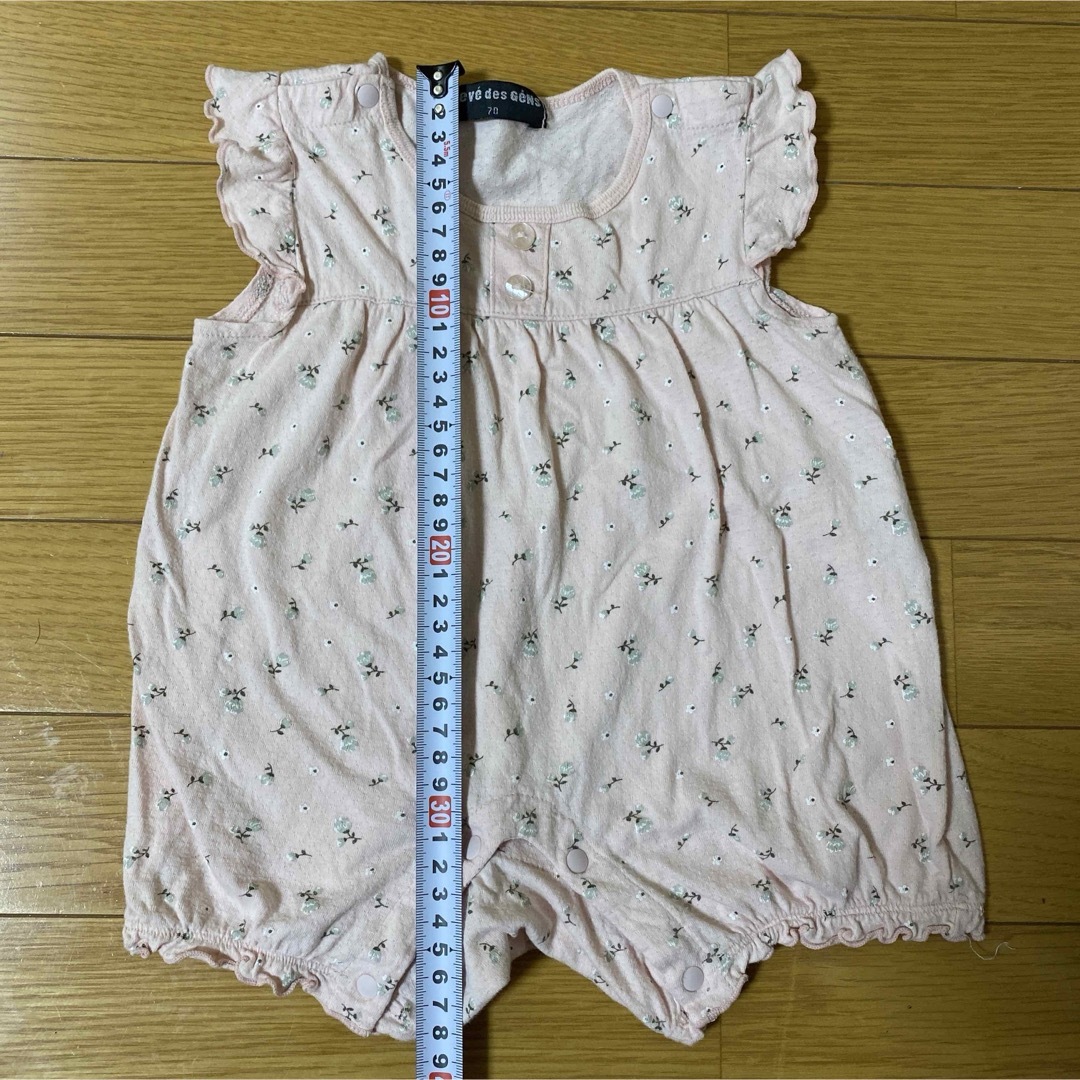 babyGAP(ベビーギャップ)の【女の子用】ロンパース　カバーオール　6枚セット キッズ/ベビー/マタニティのベビー服(~85cm)(カバーオール)の商品写真