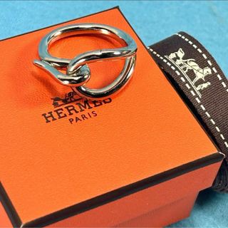 Hermes - エルメス　 HERMES スカーフリング　シルバー　ジャンボ　おまけつき