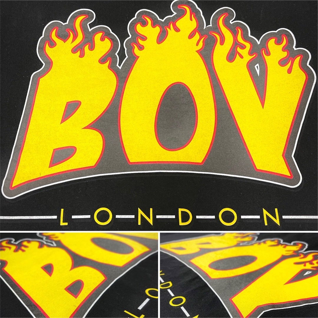 Boy London(ボーイロンドン)の中古 BOY LONDON スラッシャー風 炎 ロゴ スケートパンク Tシャツ メンズのトップス(Tシャツ/カットソー(半袖/袖なし))の商品写真