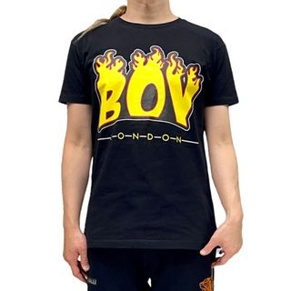 Boy London - 中古 BOY LONDON スラッシャー風 炎 ロゴ スケートパンク Tシャツ