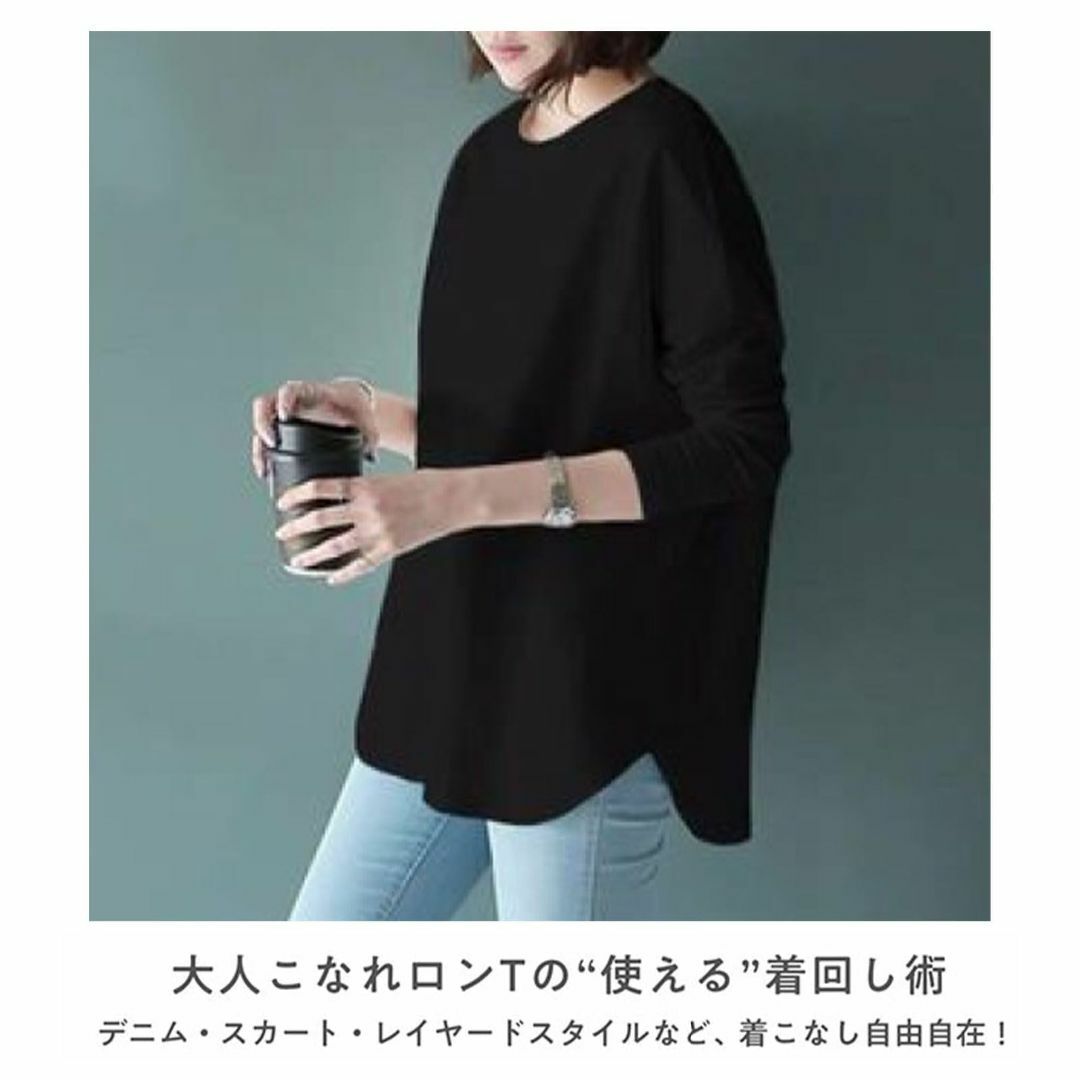 [SLOW＆MELLOW] ロングスリーブ Tシャツ カットソー レディース ク レディースのファッション小物(その他)の商品写真