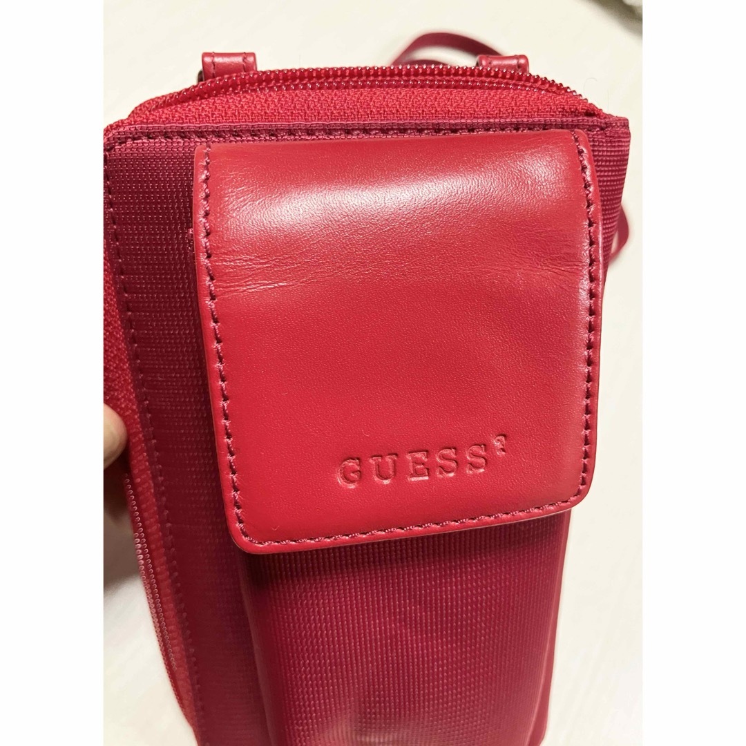 GUESS(ゲス)のゲス  牛革財布  ウォレット お財布ショルダー　GUESS 新品未使用品 レディースのバッグ(ショルダーバッグ)の商品写真