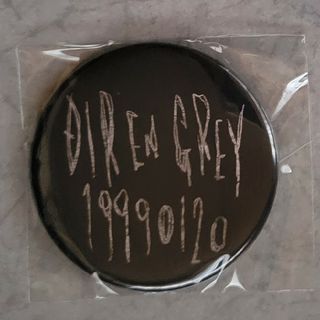 DIR EN GREY 19990120特典　缶バッジ　ディル・アン・グレイ(ミュージシャン)