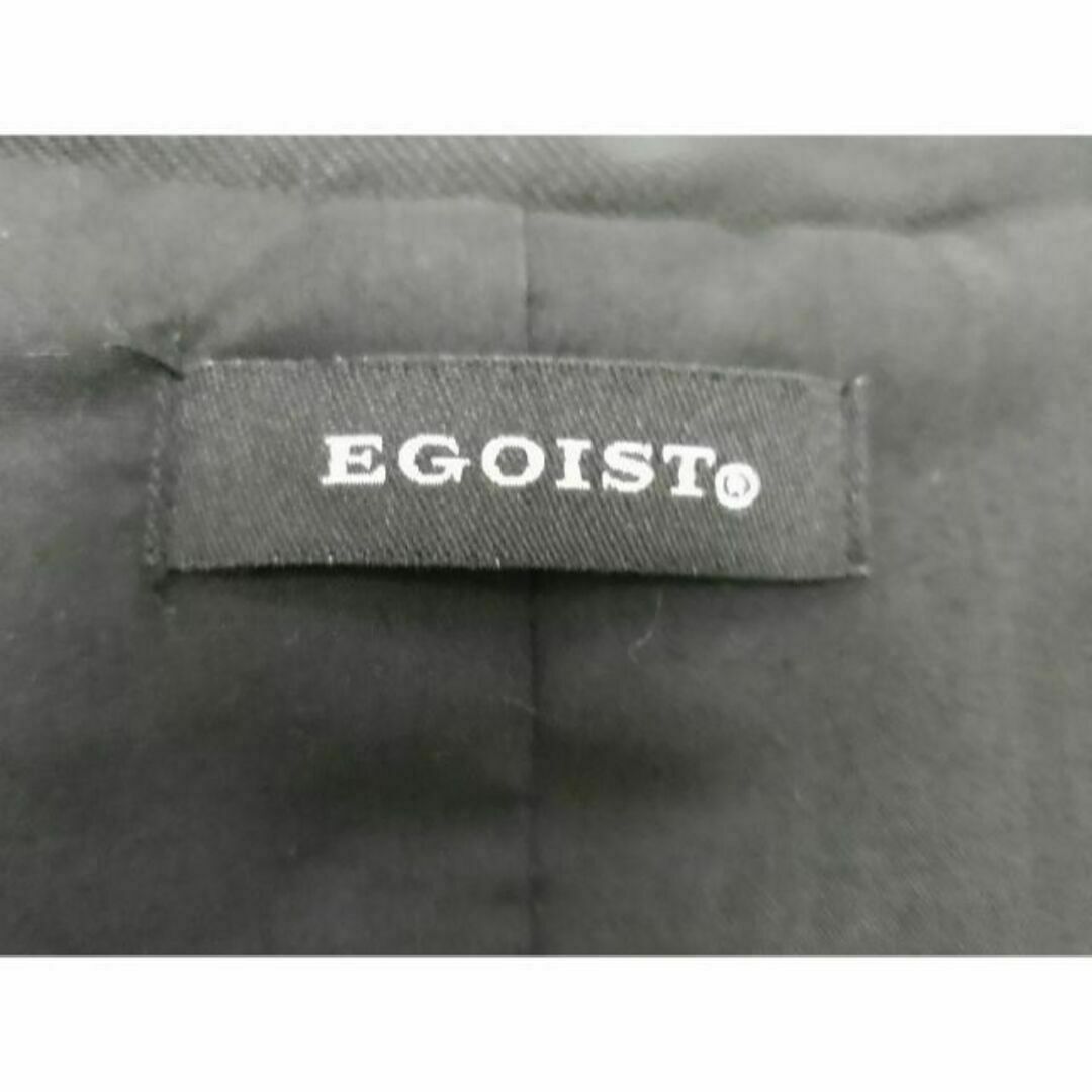 EGOIST(エゴイスト)のEGOIST エゴイスト 麻混じり テーラードジャケット 黒 レディースのジャケット/アウター(テーラードジャケット)の商品写真