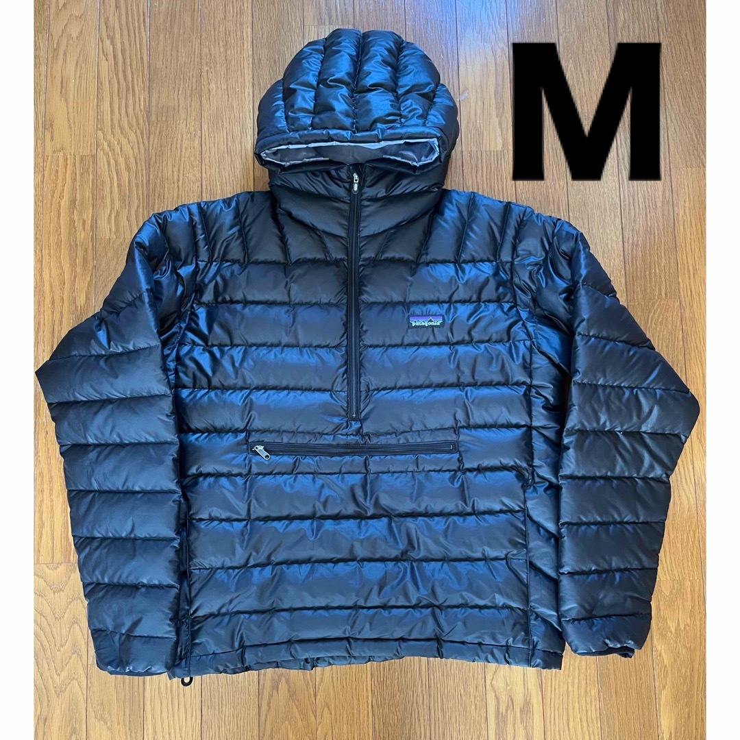 patagonia(パタゴニア)のpatagonia ダウンセーター ハーフジップジップ プルオーバー M メンズのジャケット/アウター(ダウンジャケット)の商品写真