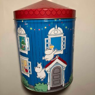 ムーミン(MOOMIN)のムーミンハウス缶 定価3300円 サイズ 高さ16×直径13.5cm(キャラクターグッズ)