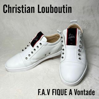 クリスチャンルブタン(Christian Louboutin)の【美品】 Christian Louboutin ルブタン スニーカー 白(スニーカー)