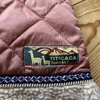 チチカカ(titicaca)のチチカカ　防寒　ピンク(ひざ丈スカート)