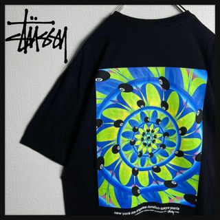 ステューシー(STUSSY)の【美品】ステューシー　8ボール　Tシャツ　ワンポイントロゴ　黒　人気Lサイズ(Tシャツ/カットソー(半袖/袖なし))