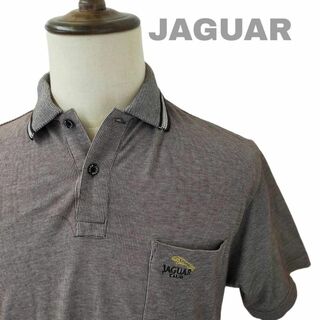 JAGUAR CLUB ジャガークラブ メンズ ゴルフシャツ Mサイズ ブラウン(シャツ)