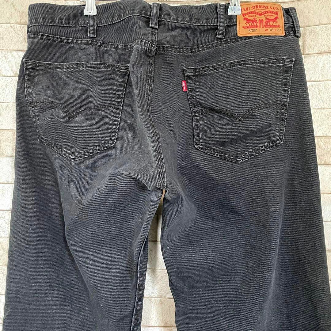 Levi's(リーバイス)のリーバイス デニム 505 メキシコ製 ブラック 38×34 メンズのパンツ(デニム/ジーンズ)の商品写真