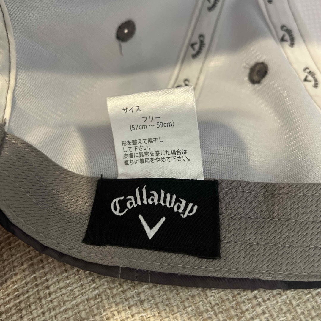 Callaway(キャロウェイ)のcallaway サンバイザー・キャップ2個セット　マーカー付き メンズの帽子(キャップ)の商品写真
