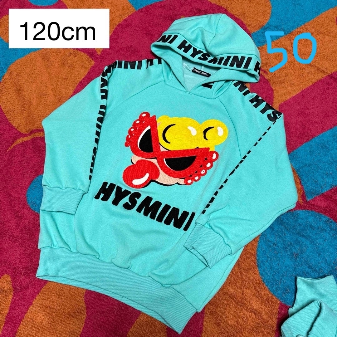 HYSTERIC MINI(ヒステリックミニ)のヒスミニ パーカー 120cm キッズ/ベビー/マタニティのキッズ服女の子用(90cm~)(Tシャツ/カットソー)の商品写真