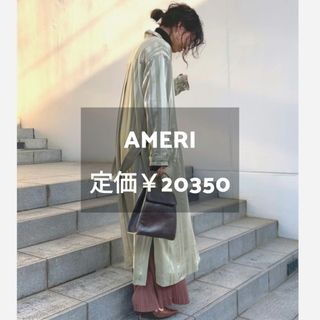 Ameri VINTAGE - アメリ オーバーシャツワンピース サテン ストライプ