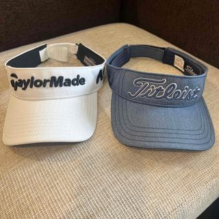 テーラーメイド(TaylorMade)のTitleist TaylorMade サンバイザー2個セット(ウエア)