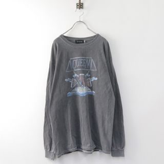 グッドロックスピード GOOD ROCK SPEED QUEENプリントTシャツ Fチャコール トップス バンド カットソー【2400013785297】(Tシャツ(長袖/七分))