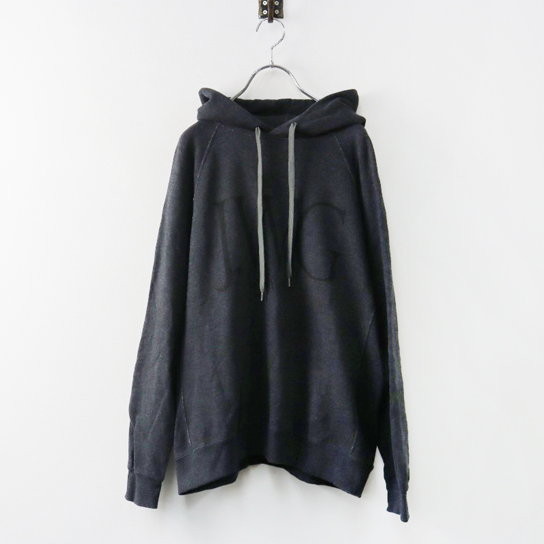 美品 プラージュ Plage × ジェーンスミス JANE SMITH SP LOGO HOODIE one/チャコールグレー ロゴ フーディー【2400013790277】 レディースのトップス(パーカー)の商品写真