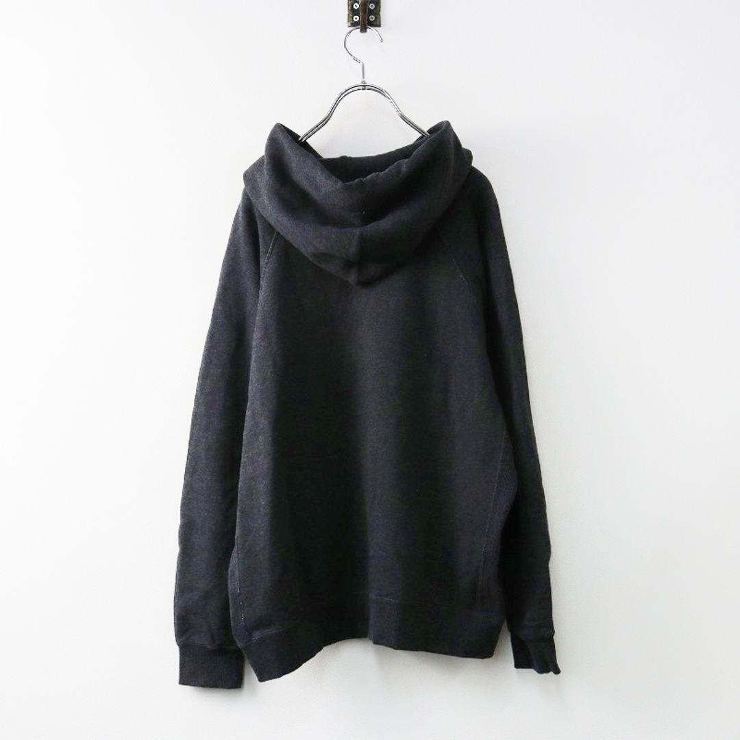 美品 プラージュ Plage × ジェーンスミス JANE SMITH SP LOGO HOODIE one/チャコールグレー ロゴ フーディー【2400013790277】 レディースのトップス(パーカー)の商品写真