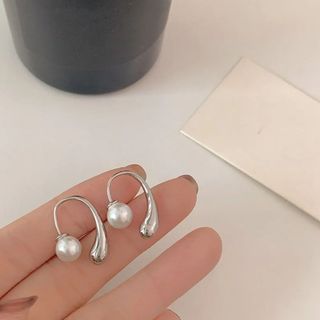 2wayパールピアス（シルバー）(ピアス)