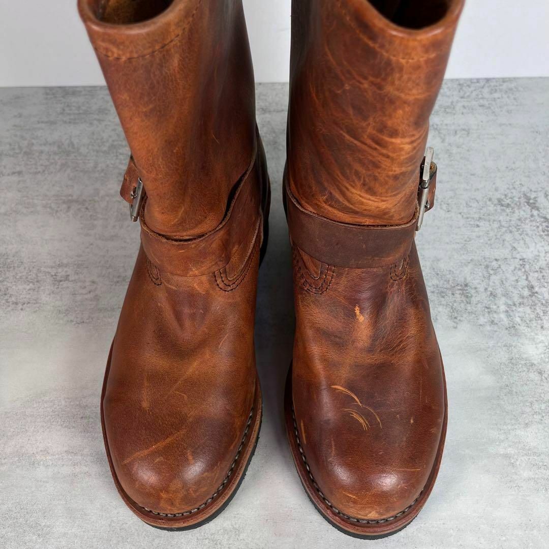 REDWING(レッドウィング)の【極美品】レッドウィング　エンジニア ブーツ　ヌバック　スチールトゥ　2972 レディースの靴/シューズ(ブーツ)の商品写真