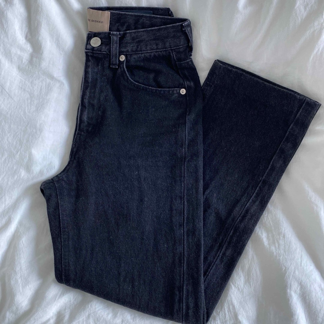 Ron Herman(ロンハーマン)のSHISHIKUI BASICJEANS STONEBLACK23裾上済低身長向 レディースのパンツ(デニム/ジーンズ)の商品写真