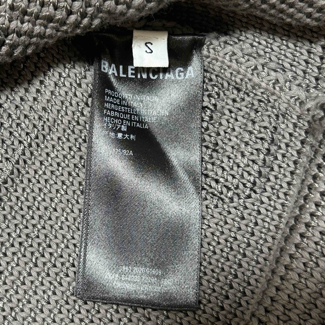 Balenciaga(バレンシアガ)のBALENCIAGA BB Logo Crewneck Sweater Grey メンズのトップス(ニット/セーター)の商品写真