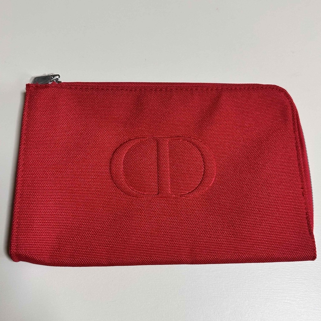 Christian Dior(クリスチャンディオール)のディオール/赤色ポーチ レディースのファッション小物(ポーチ)の商品写真