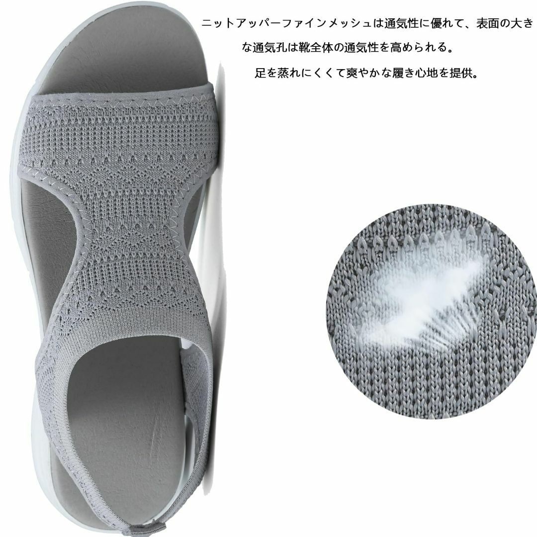 [WikPoo] ファッションサンダル レディース 歩きやすい ヒール スリッポ レディースの靴/シューズ(その他)の商品写真