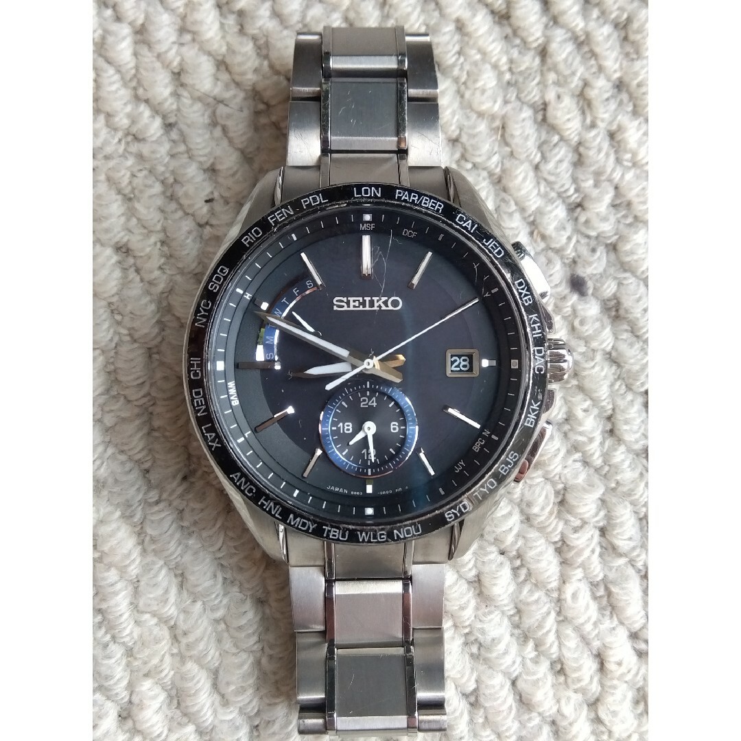SEIKO(セイコー)のSEIKO セイコー BRIGHTZ ブライツSAGA233 ソーラー電波時計 メンズの時計(腕時計(アナログ))の商品写真