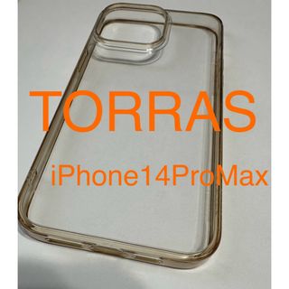 【TORRAS】 iPhone 14ProMax 用ケース クリアアンバー(iPhoneケース)