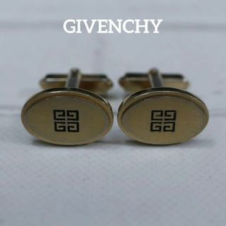 ジバンシィ(GIVENCHY)の【匿名配送】ジバンシー カフス ゴールド ロゴ シンプル 2(ネクタイピン)