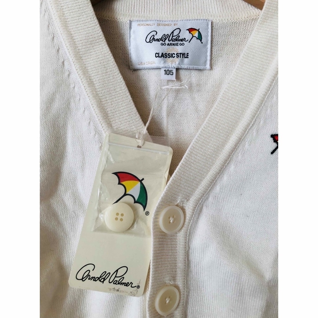 Arnold Palmer(アーノルドパーマー)のArnold Palmer カーディガン100 ~110新品未使用 キッズ/ベビー/マタニティのキッズ服男の子用(90cm~)(カーディガン)の商品写真